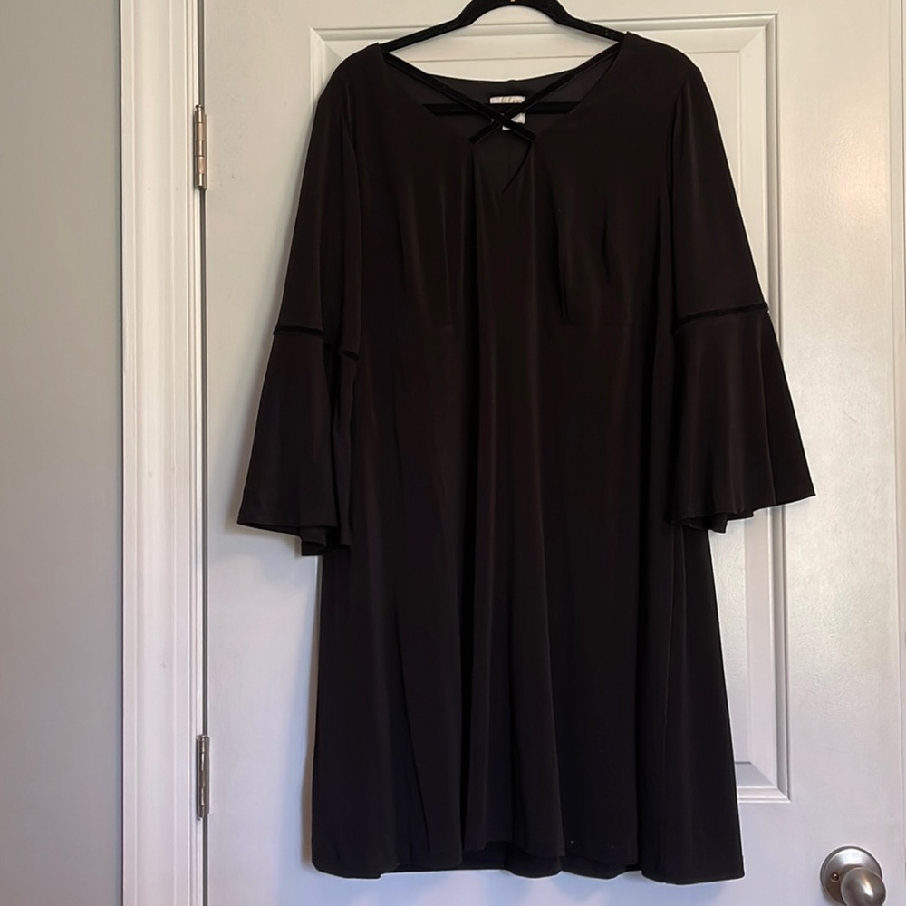 Ashley Graham Beyond black dress